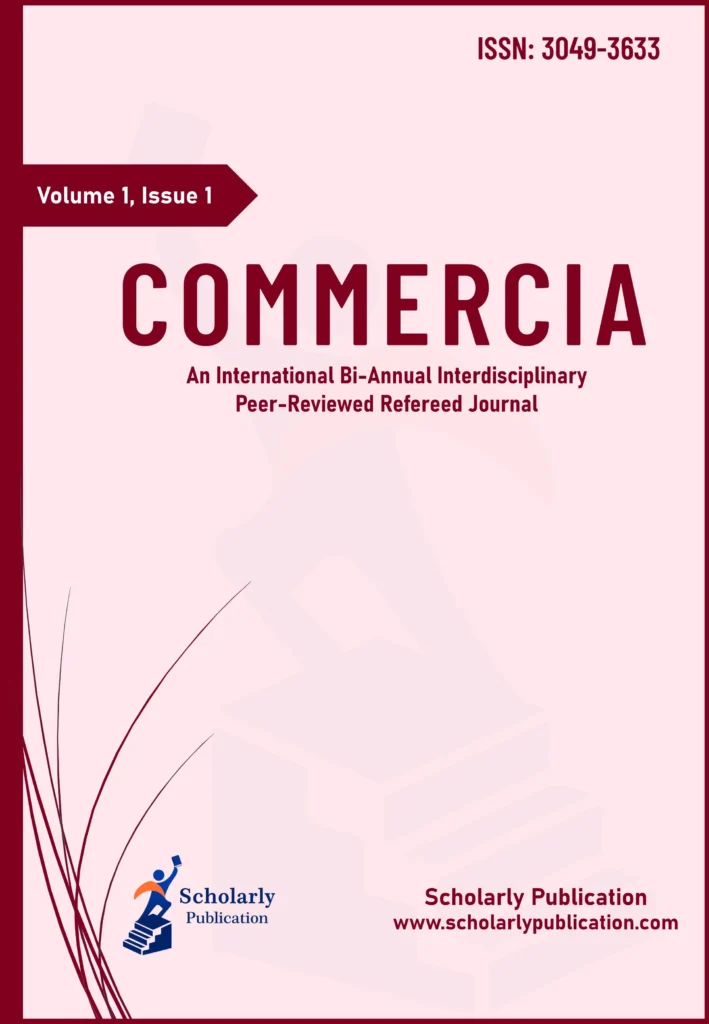 Coverpage Commercia - Vol. 1 Issue 1