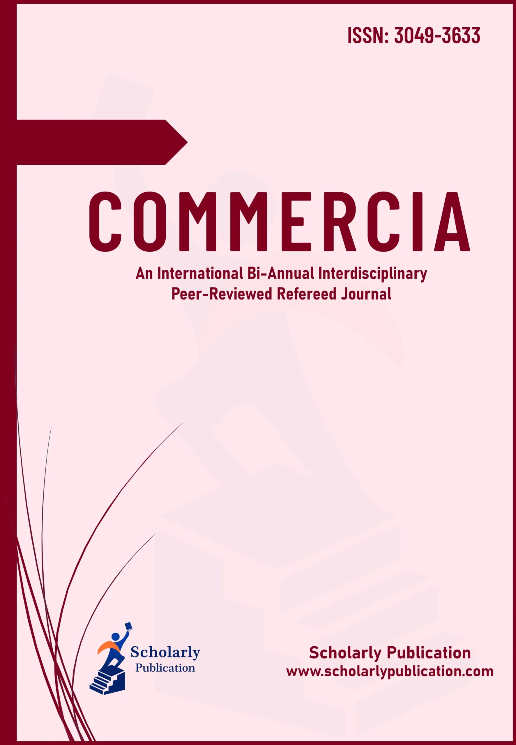 Cover page of Commercia – International Journal of Commerce and Management