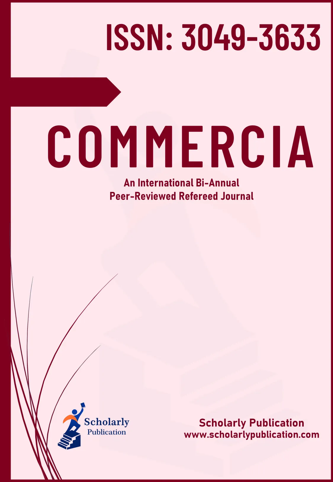 Coverpage of Commercia journal published by Scholarly Publication