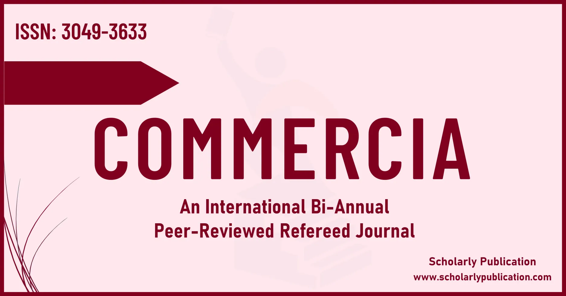 Featured image for commercia Journal of commerce and management by Scholarly Publication